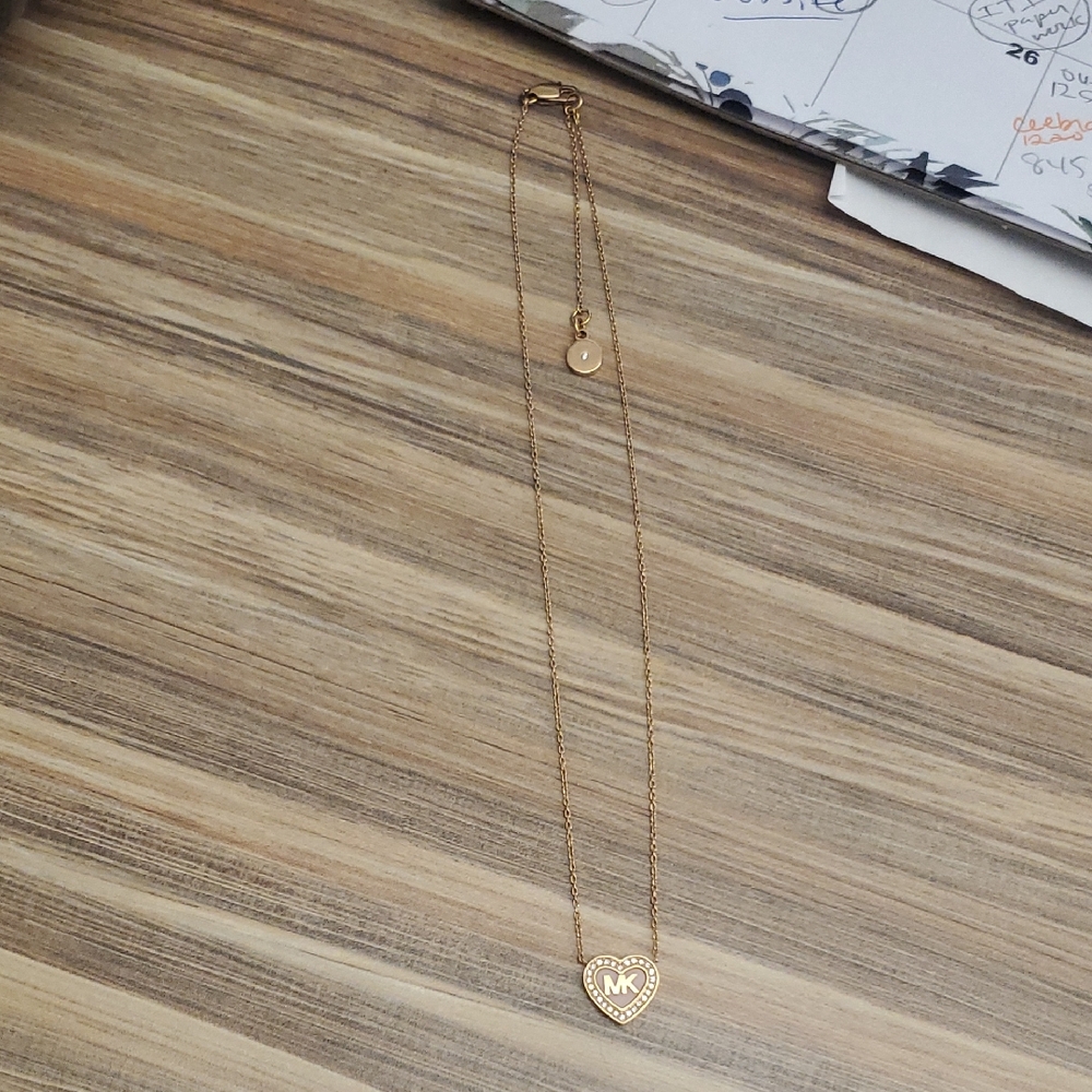 MICHAEL Michael Kors Gold Heart Necklace